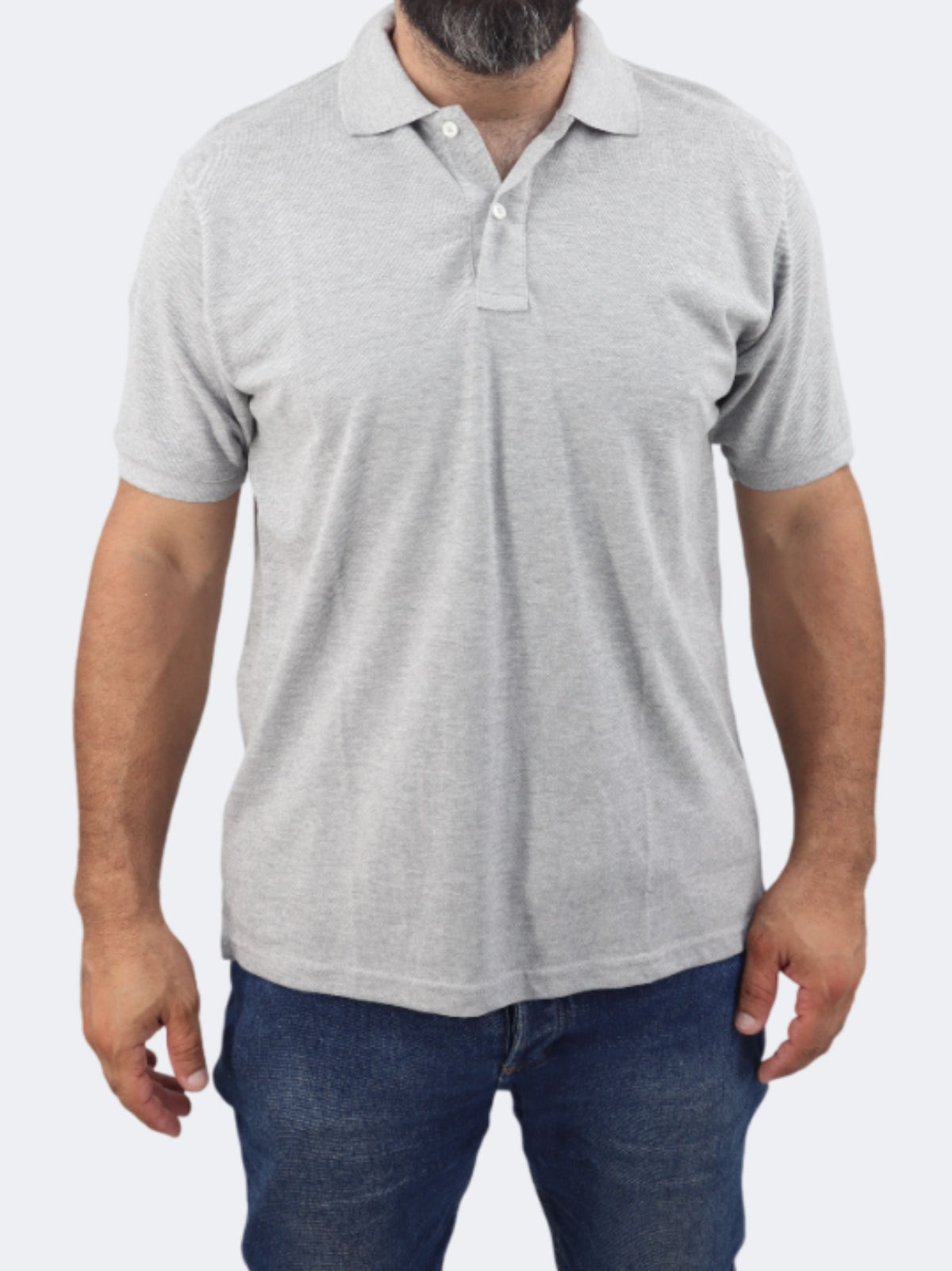 Image for Men's Polo T-Shirt,Grey