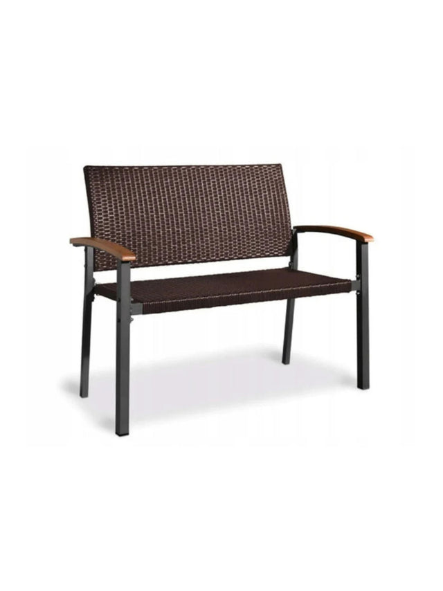 Image for Valencia Artificial Rattan Garden Bench
