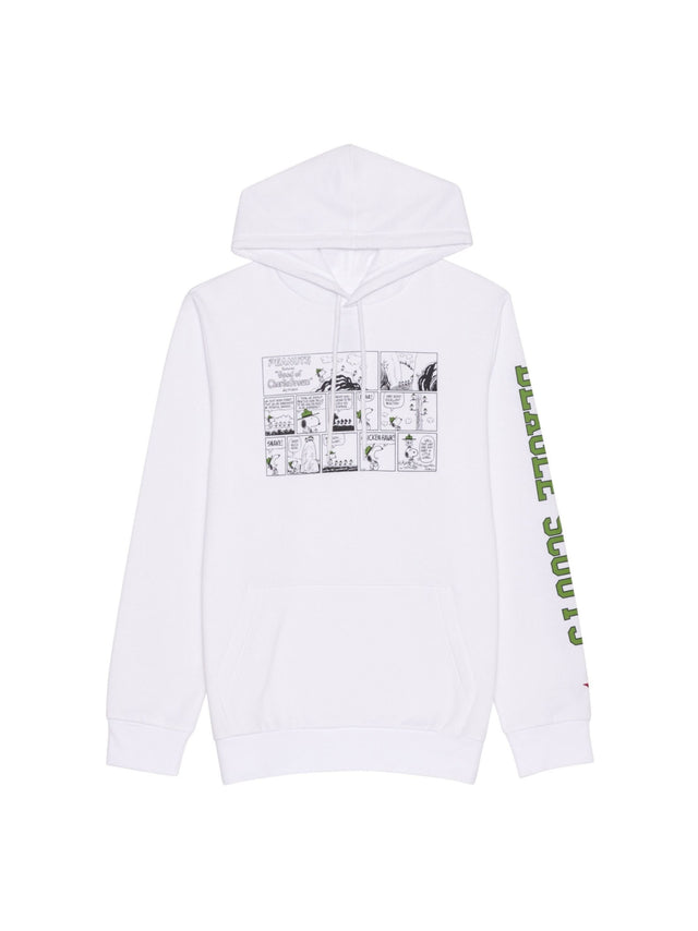 Image for Men's  Printed Hoodies Sweaters,White