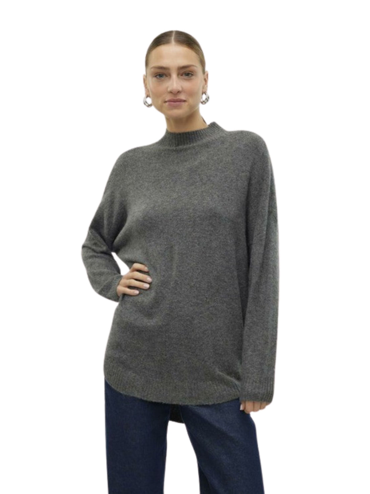 Image for Women's Plain Sweaters,Grey