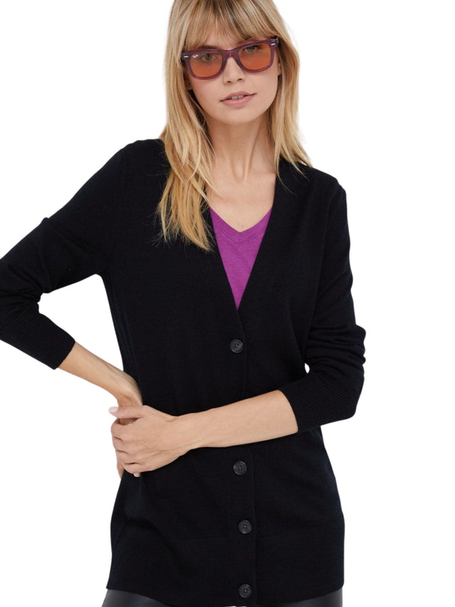 Image for Women's Knitted  Cardigan,Black