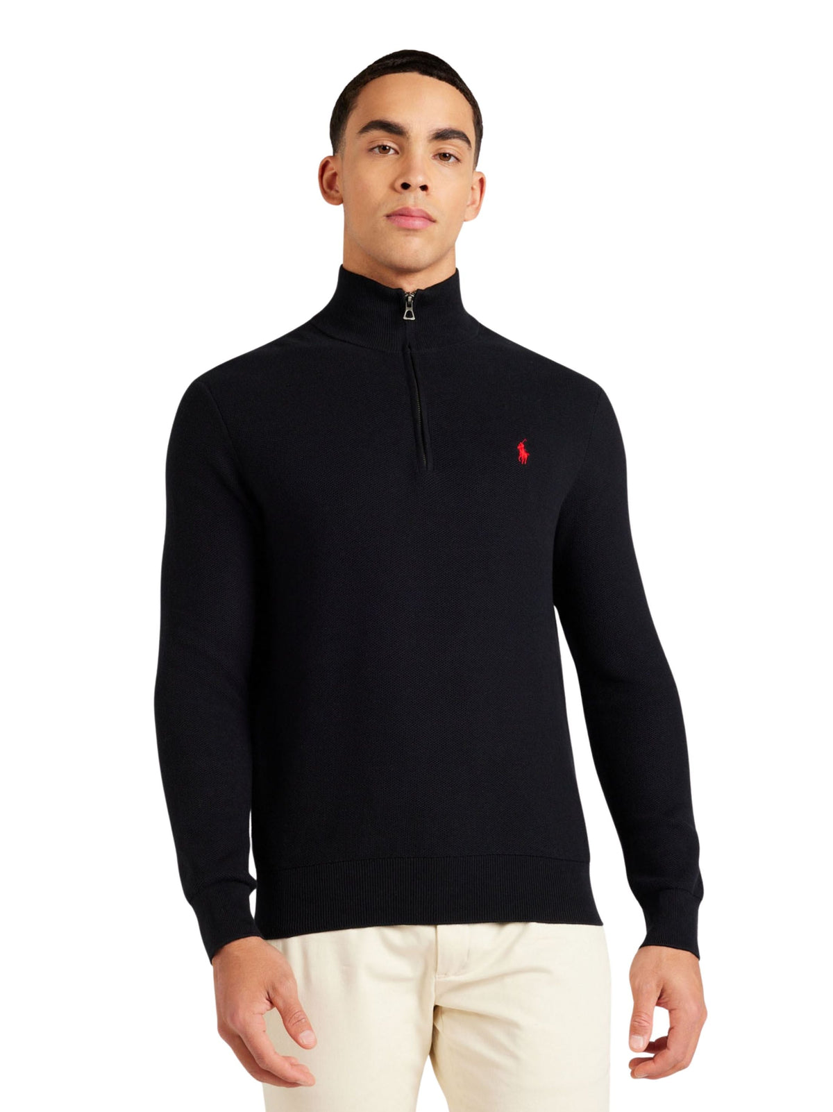 Image for Men's Knitted Sweaters,Black