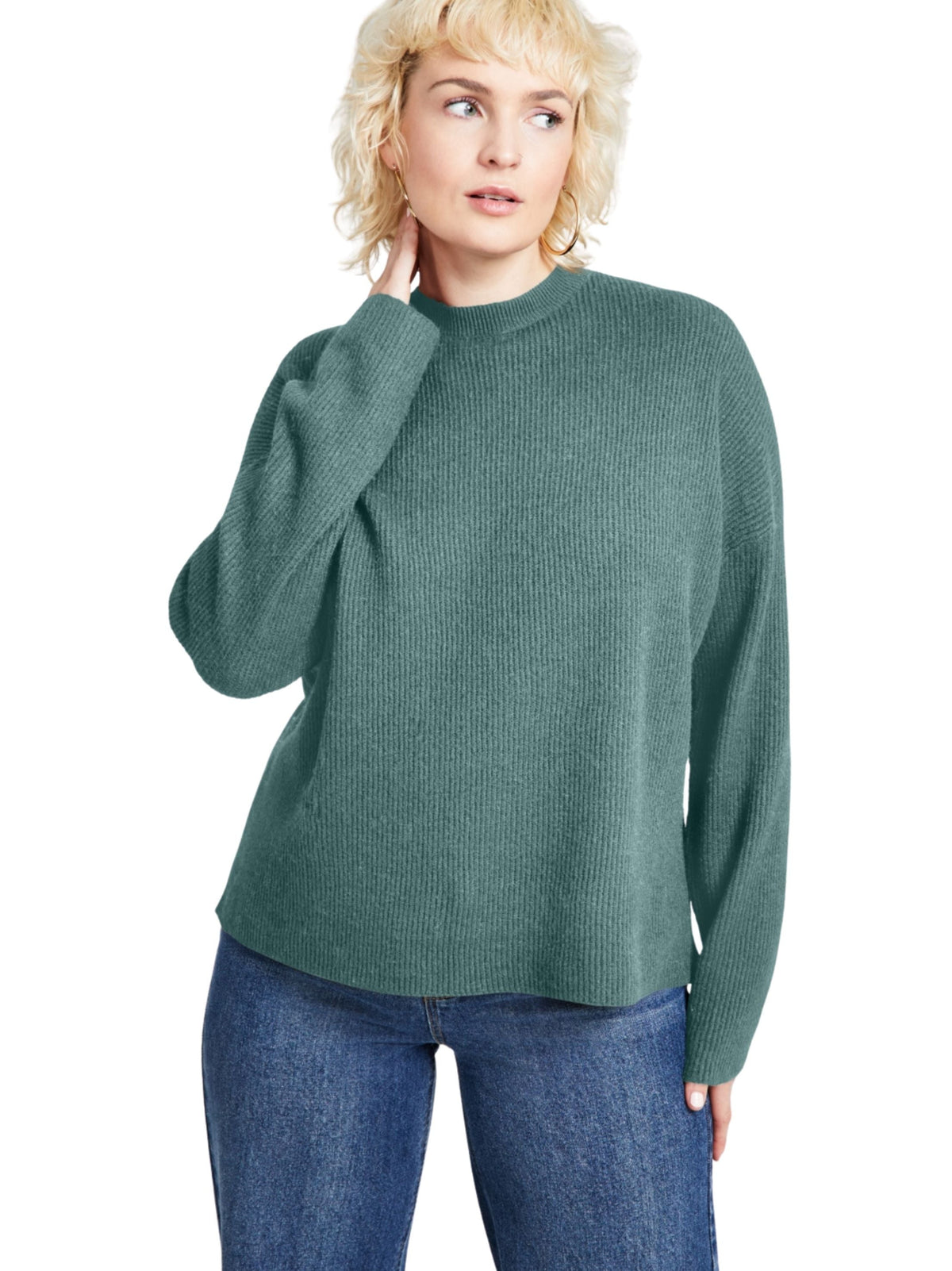 Image for Women's Knitted Sweaters,Olive Green