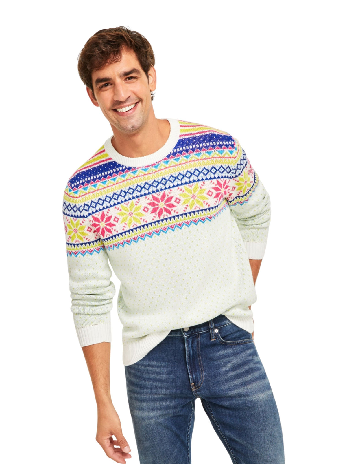 Image for Men's Embellished Sweaters,Multi