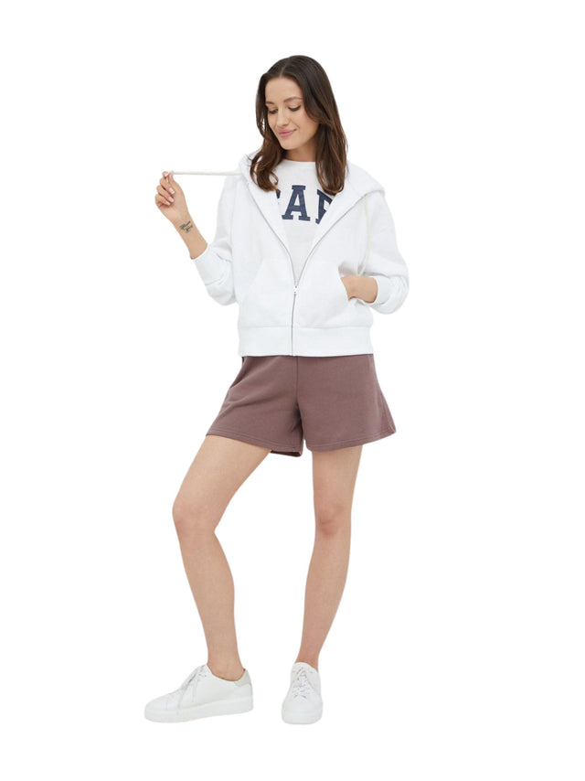 Image for Women's Plain Sport Hoodies One Pocket,White