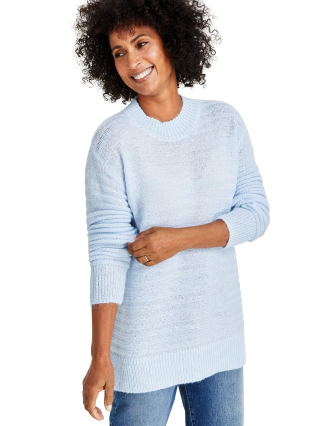 Image for Women's Knitted Sweaters,Blue