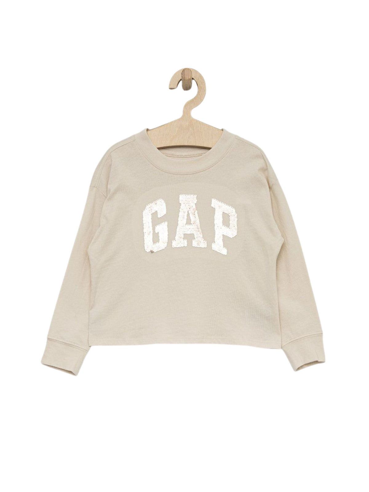 Image for Kids Girl's Brand Logo Printed Top,Beige