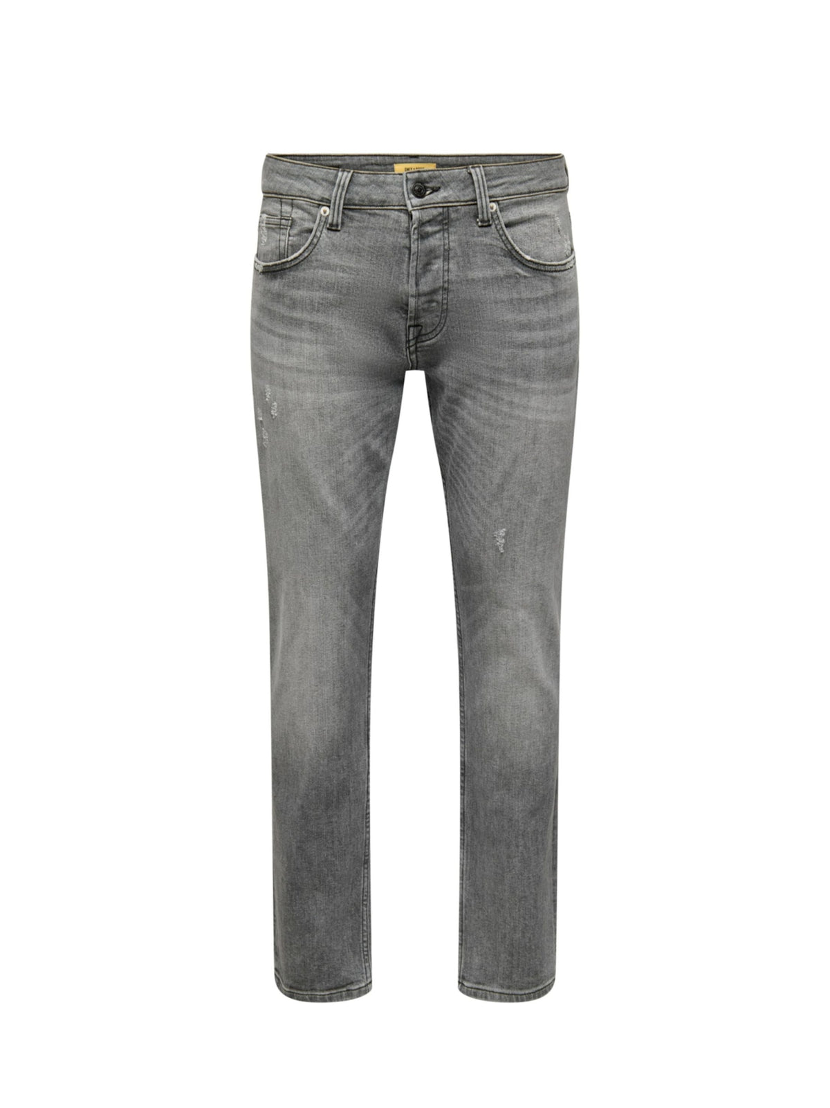 Image for Men's Washed Jeans,Grey