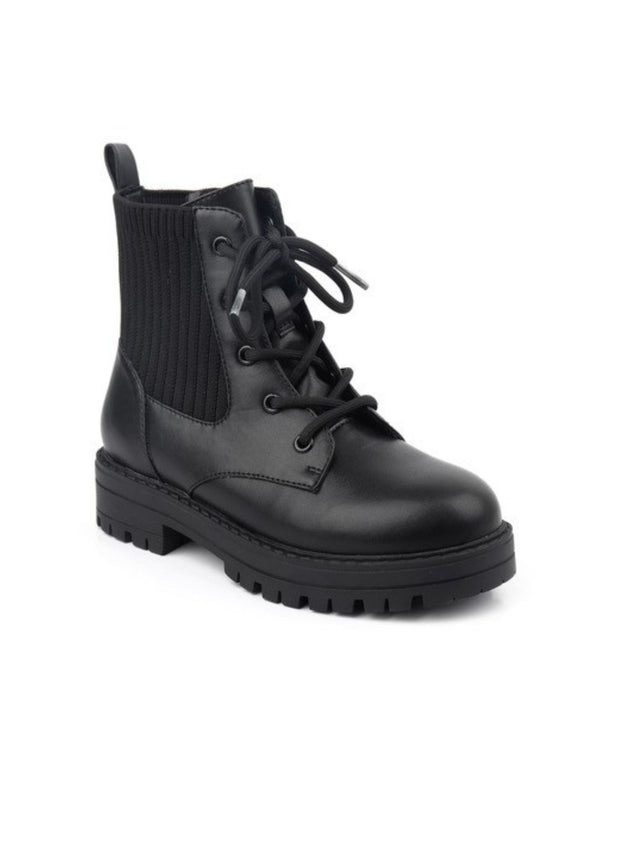 Image for Kids Girl's Plain Ankle Boots,Black