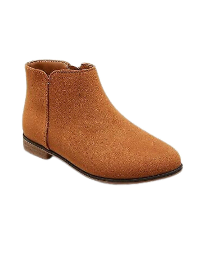Image for Kids Girl's Plain Ankle Boot,Almond