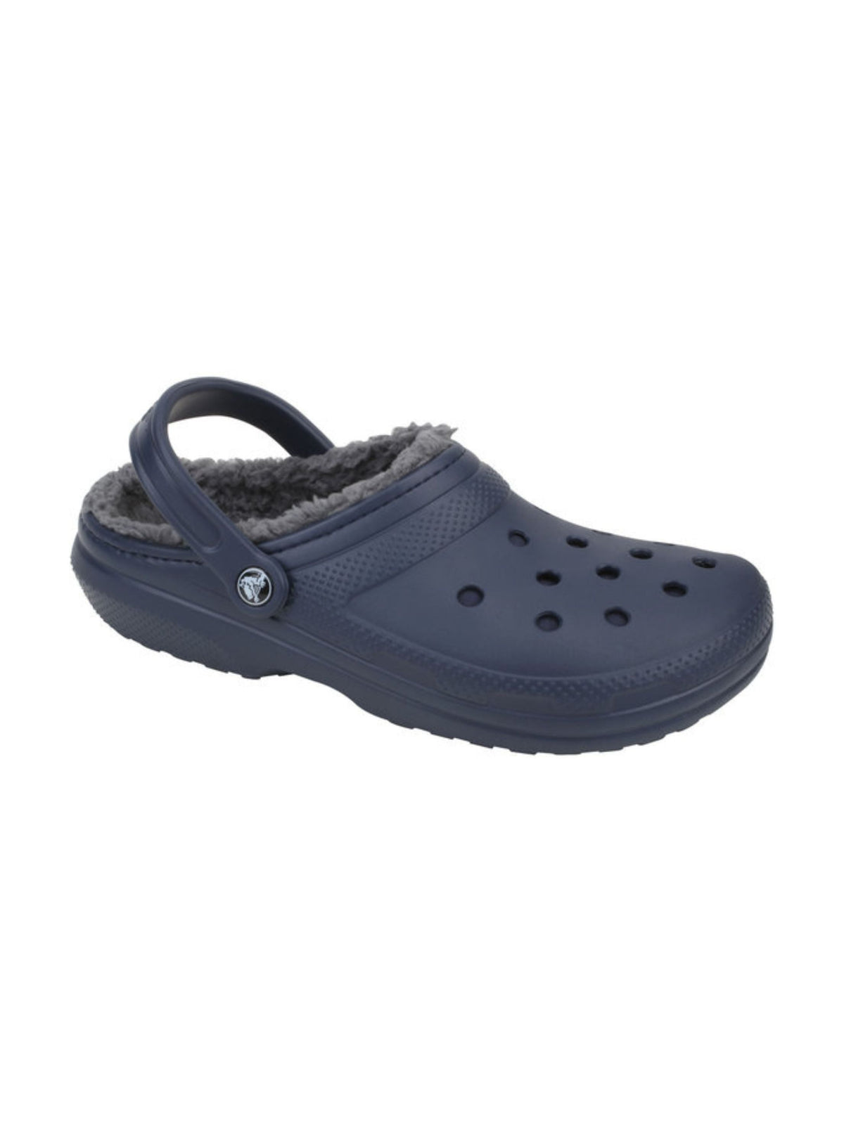 Image for Men's Lined Clog Slippers,Navy