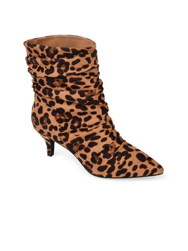 Image for Women's Printed Ankle Boots,Tiger
