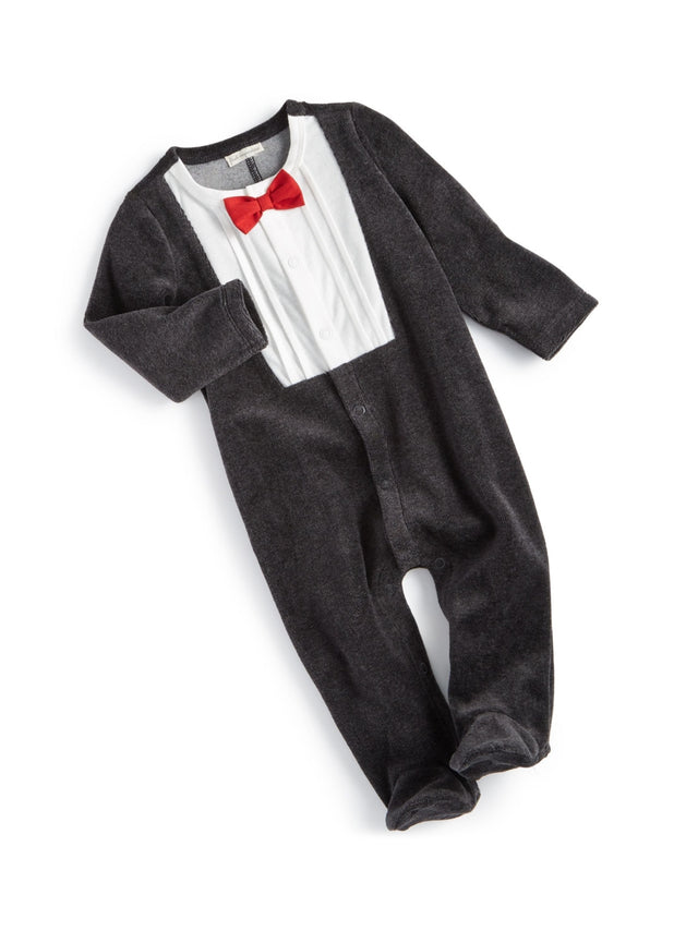 Image for Kids Boy's Plain Solid Jumpsuit,Grey