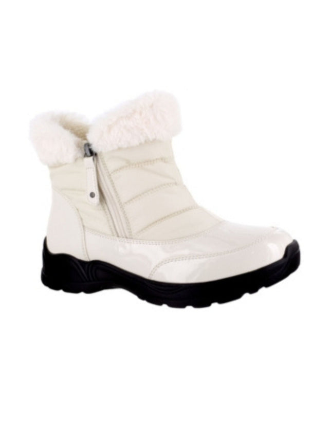 Image for Women's Plain Ankle Boots, Cream