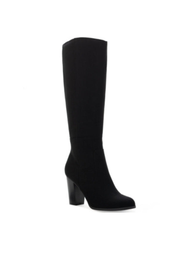 Image for Women's Plain Ankle Boots Heels,Black