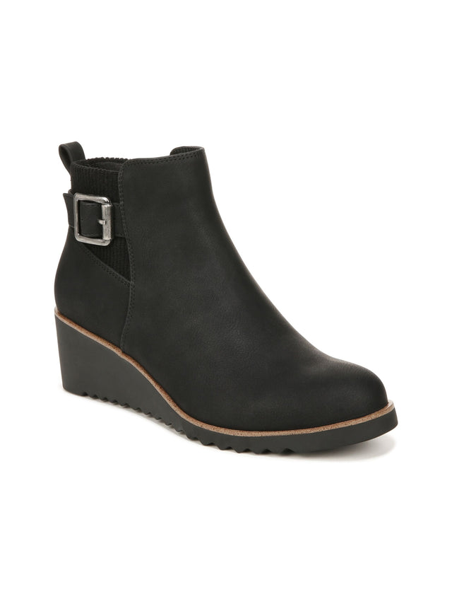 Image for Women's Plain Ankle Boots Heels,Black