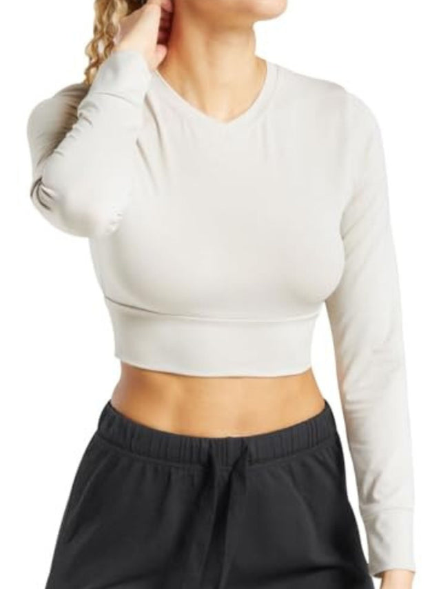 Image for women's Open Back Sport Top,Biege