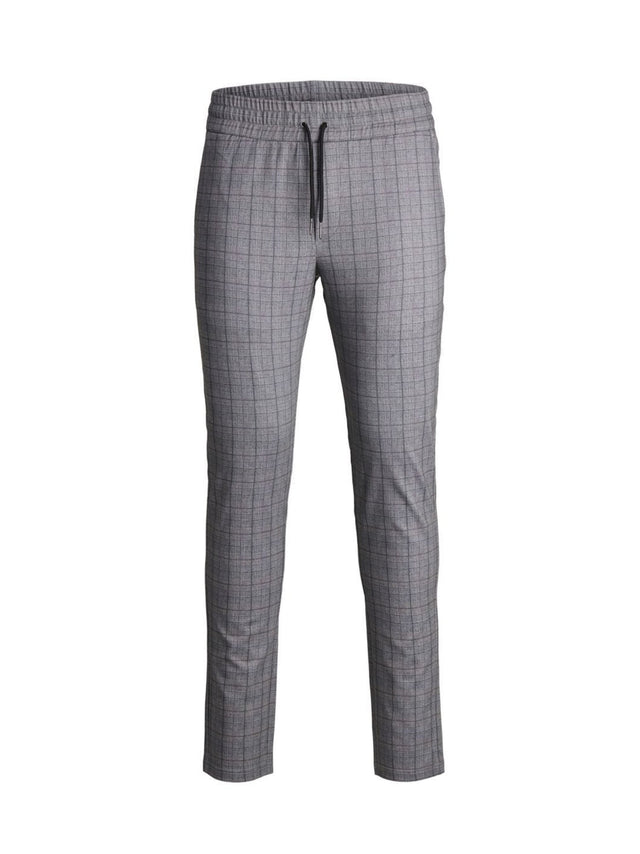 Image for Men's Plaid Casual Pant,Grey