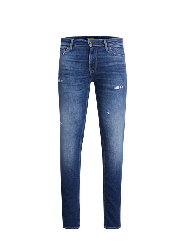 Image for Men's Ripped Washed Jeans,Blue