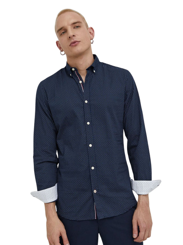 Image for Men's �Printed Chemise, Navy