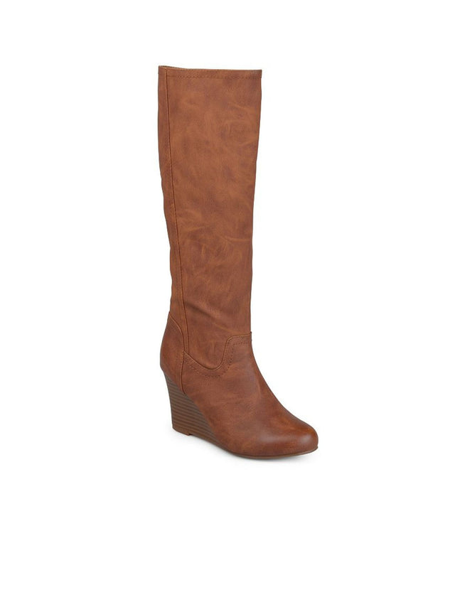 Image for Women's Lined Ankle Boots Heels,Brown