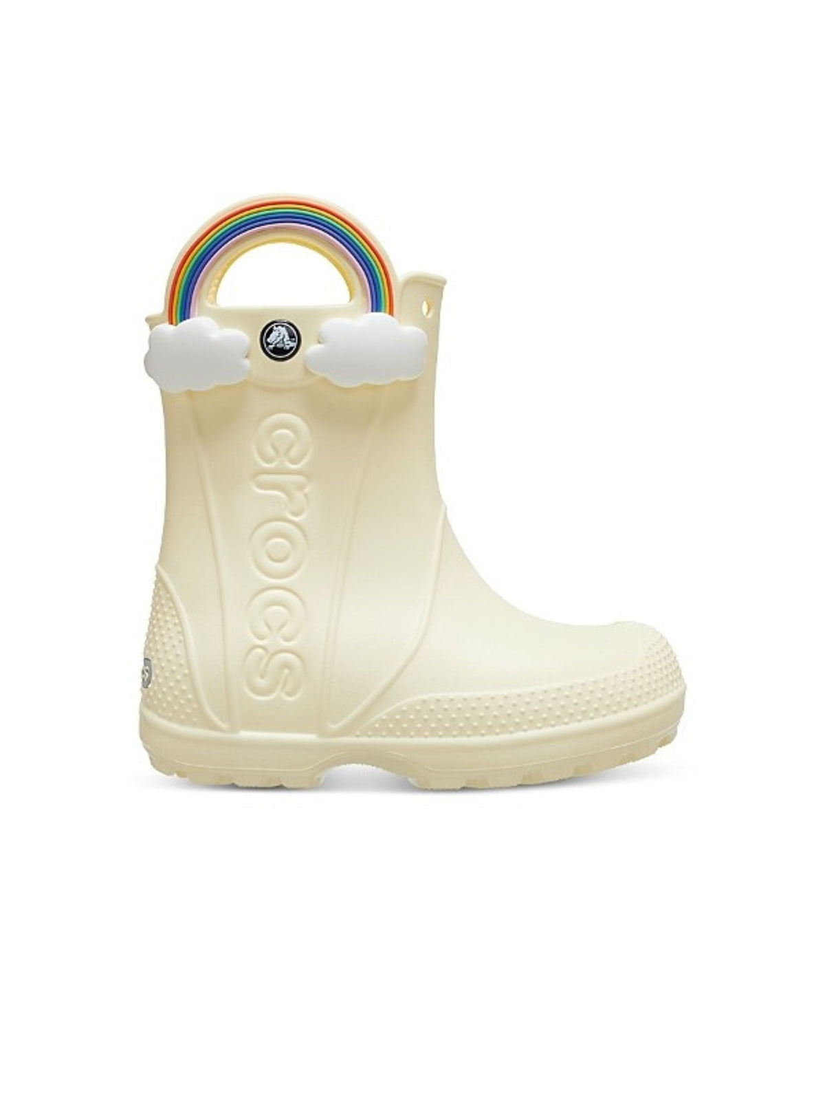 Image for Kids Girl's Rainbow Rain Boot,Light Yellow