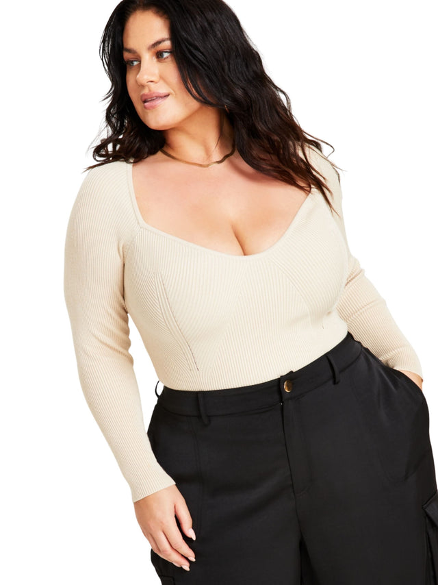 Image for Women's Knitted�Top,Beige