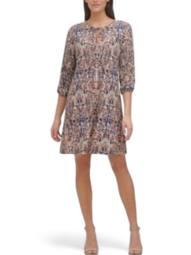 Image for Women's Floral Printed Dress,Multi