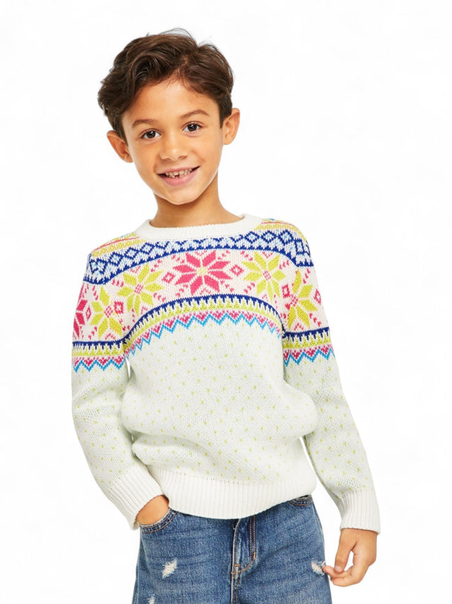 Image for Kids Boy's Mohair Plaid Sweaters,Multi