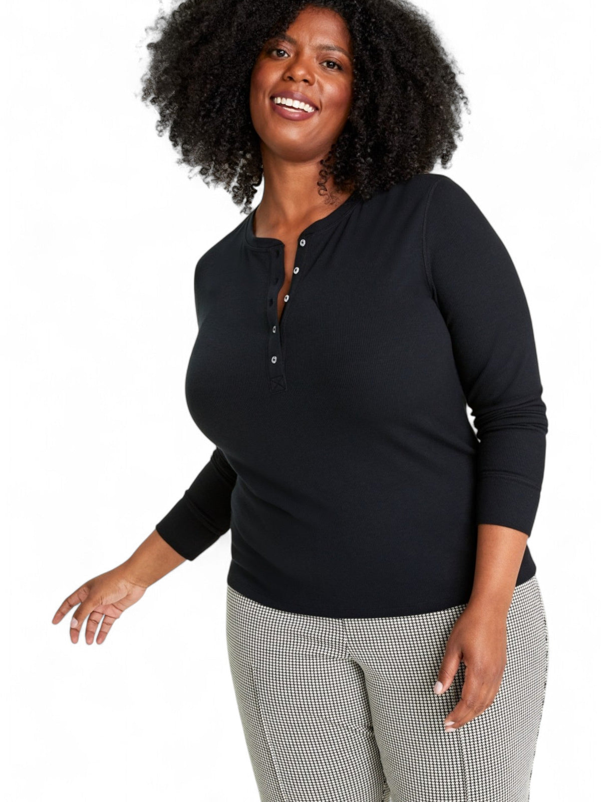Image for Women's Knitted Top,Black