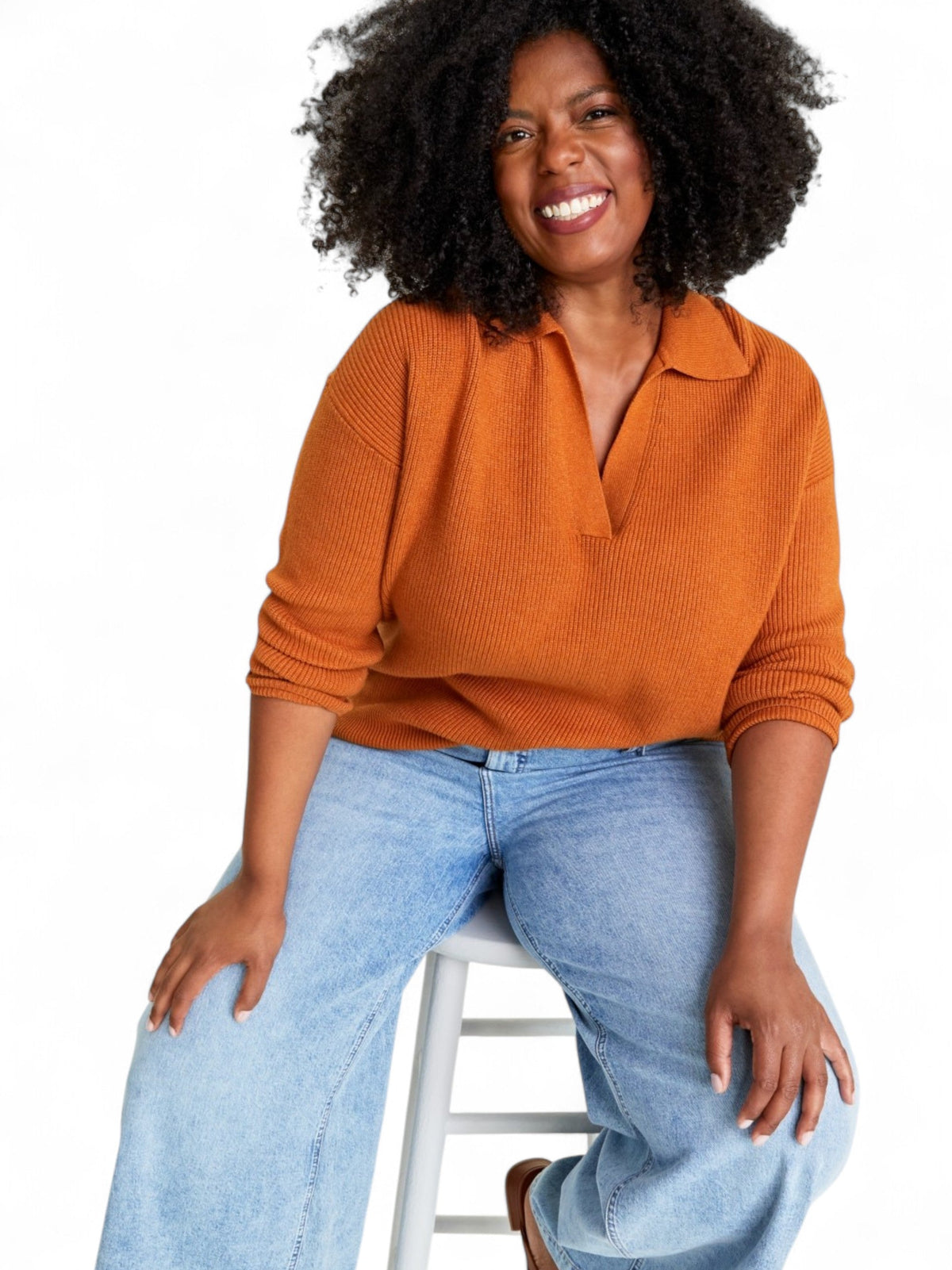 Image for Women's Knitted Sweaters,Pecan Roast