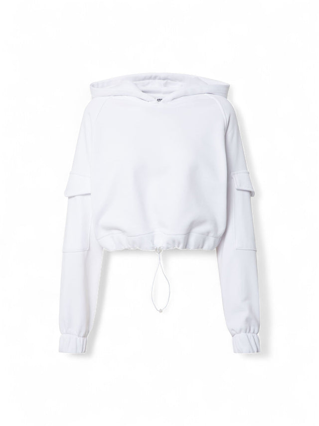 Image for Women's Cropped Sweaters,White