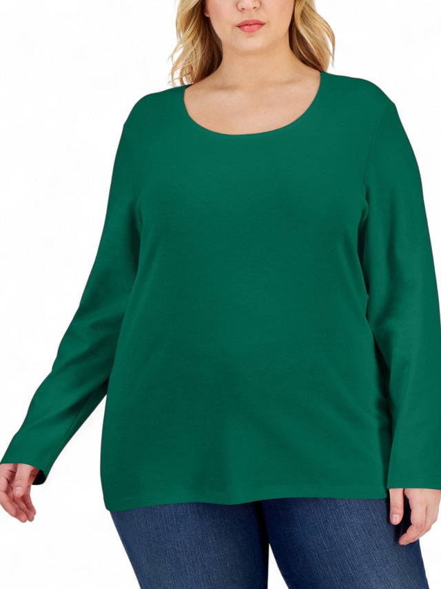 Image for Women's Plain Top,Green