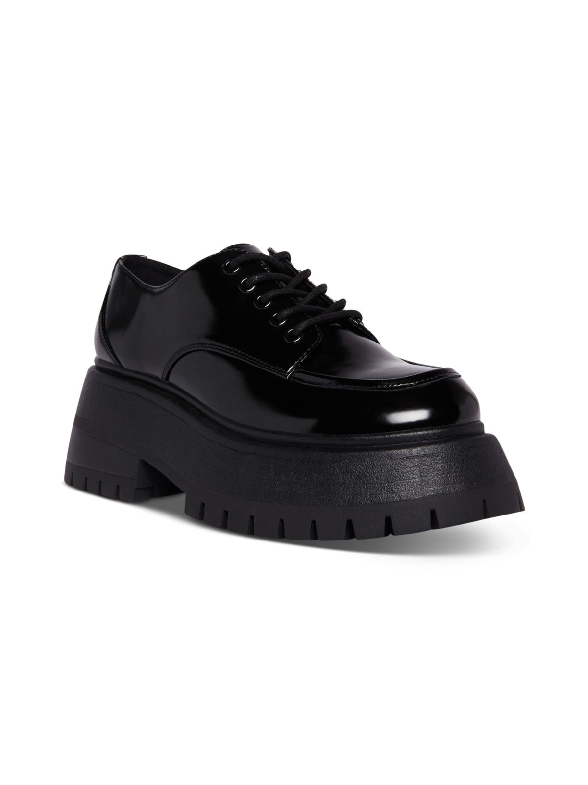 Image for Women's Plain Combat Loafers,Black