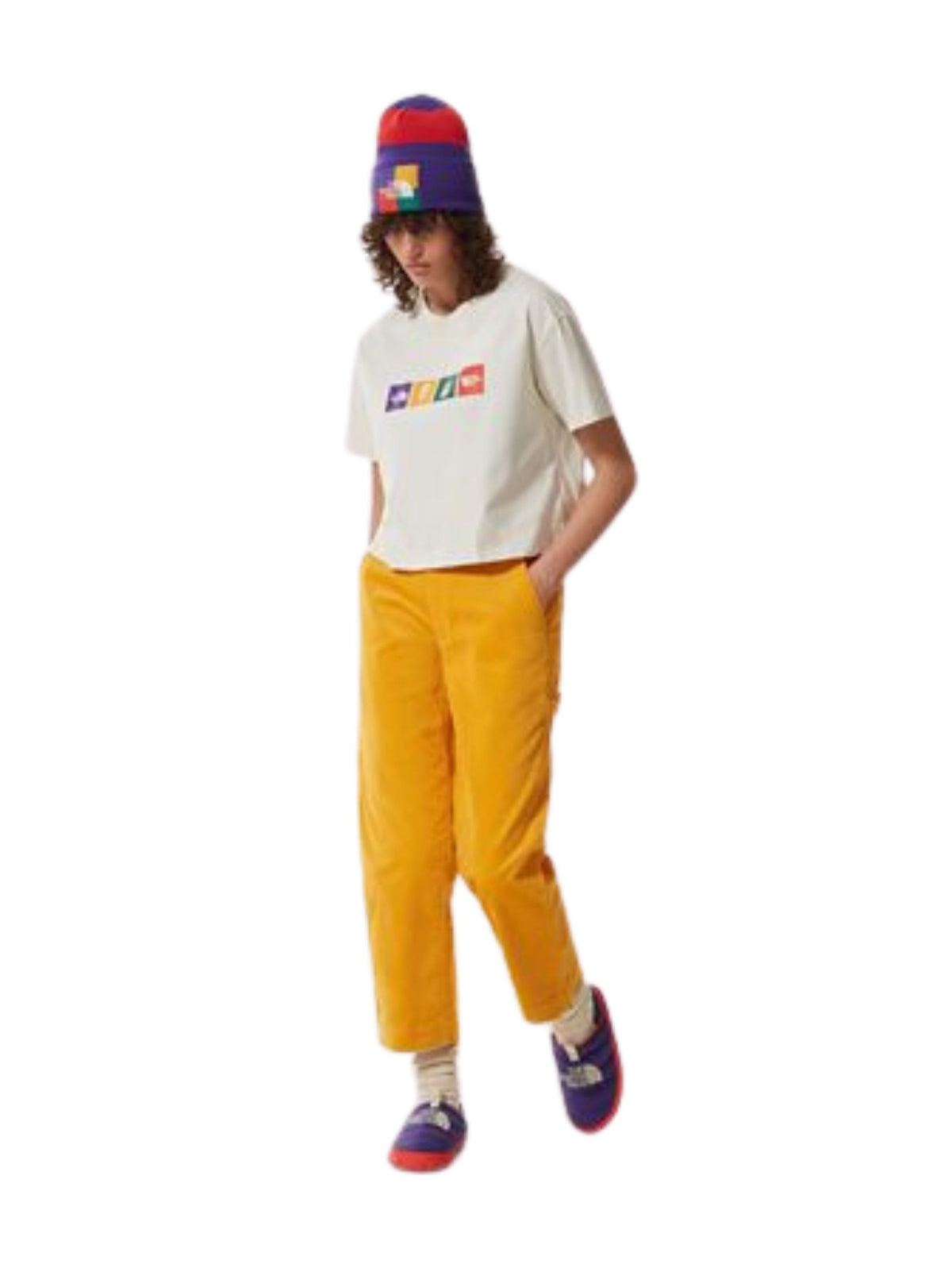 Image for Women's Knitted Casual Pant,Yellow