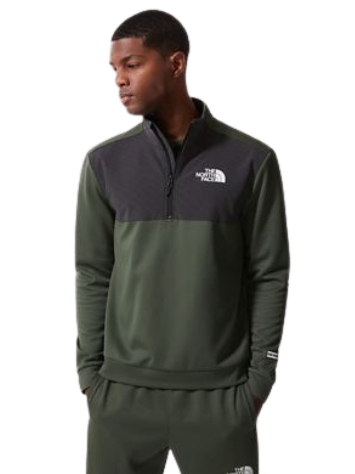 Image for Men's Textured Sweaters,Olive