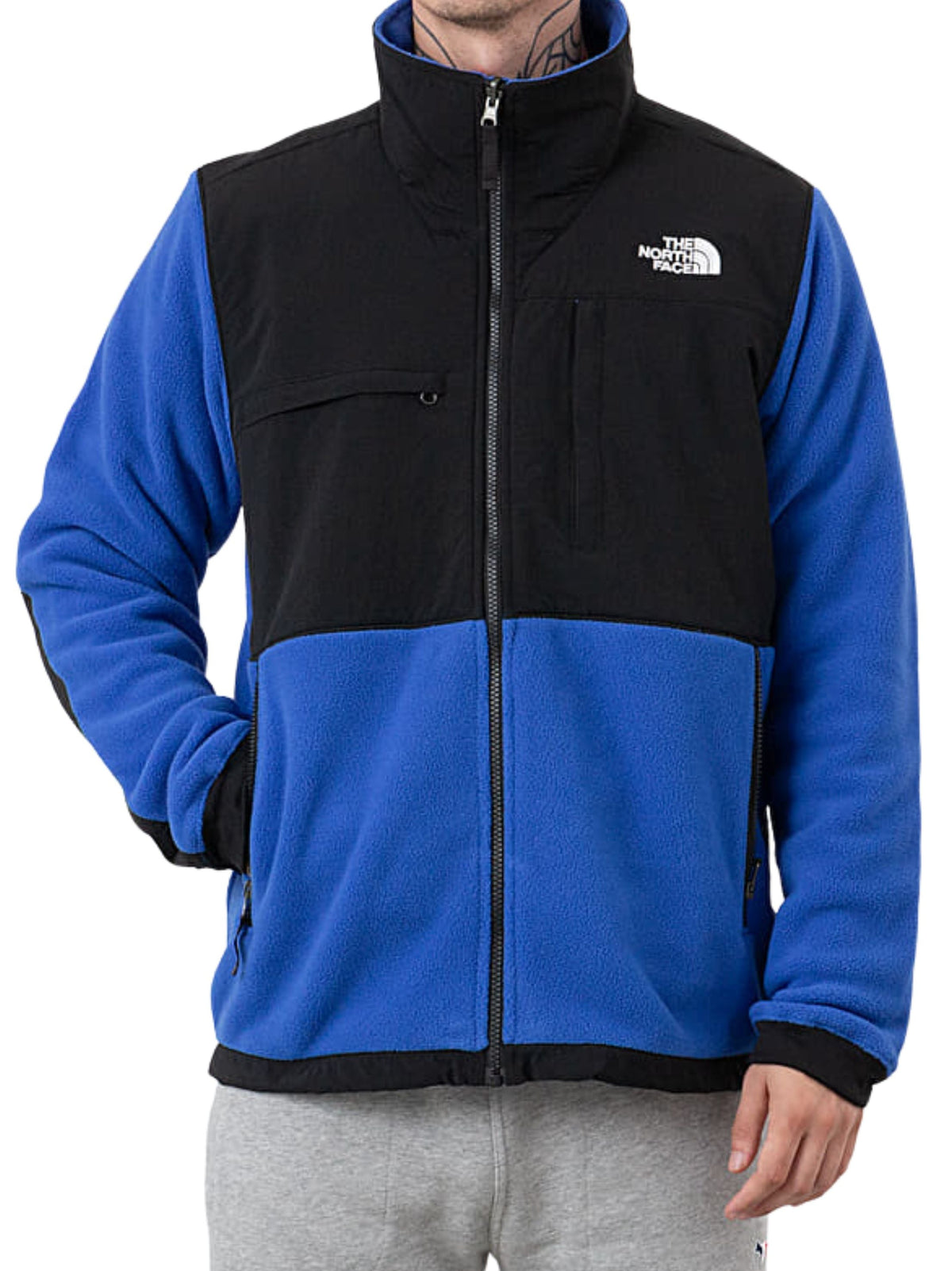 Image for Men's Textured Jacket Four Pockets,Black/Blue