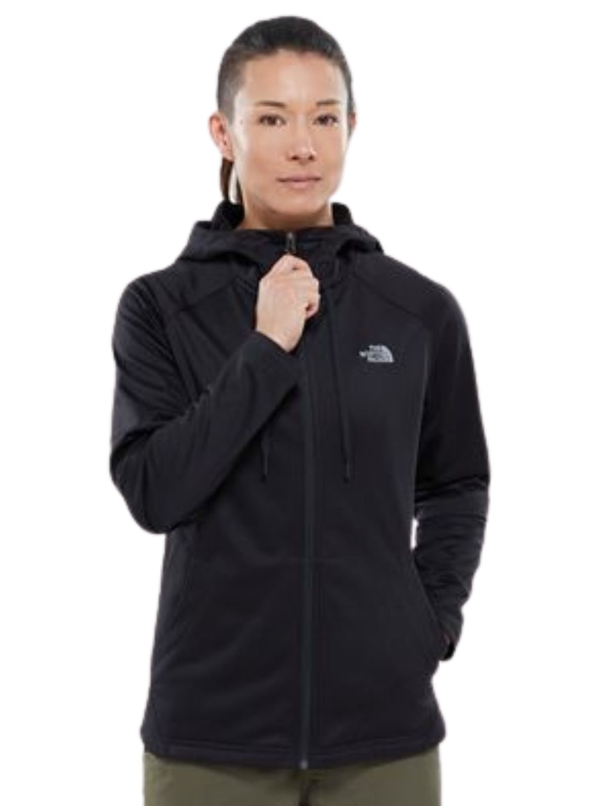 Image for Women's Plain Hoodie Sweater One Pocket,Black