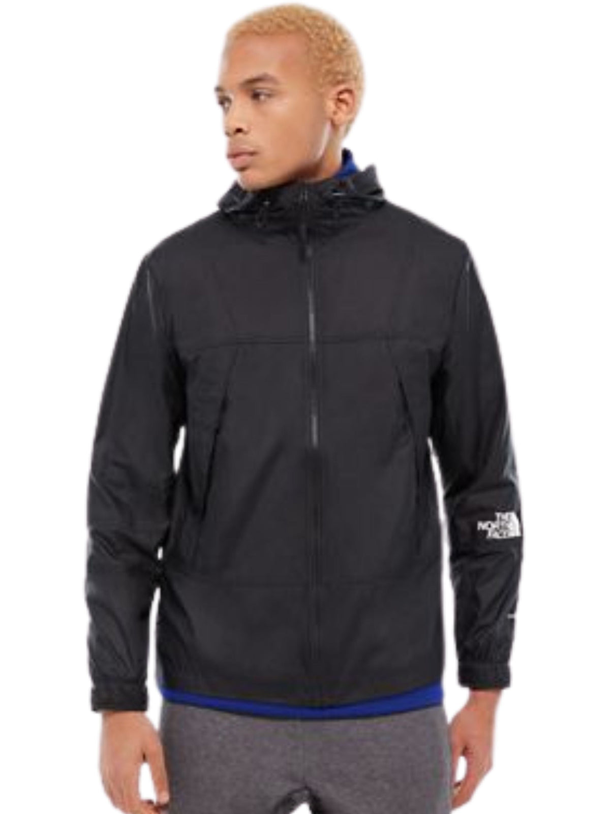 Image for Men's Plain Solid Jacket Two Pockets,Black