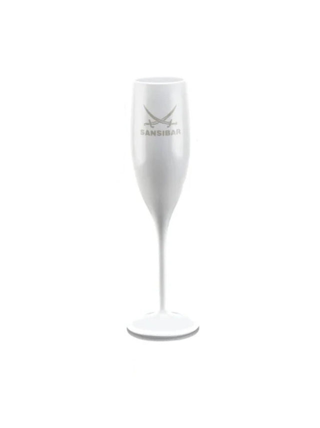 Image for White Champagne Glasses
