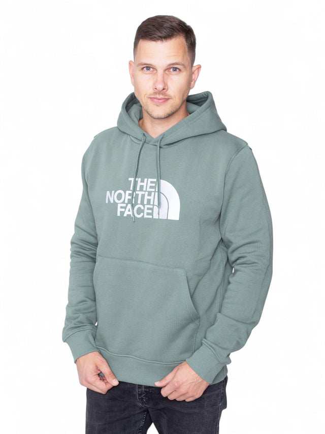Image for Men's  Brand Logo Printed Hoodie,Olive