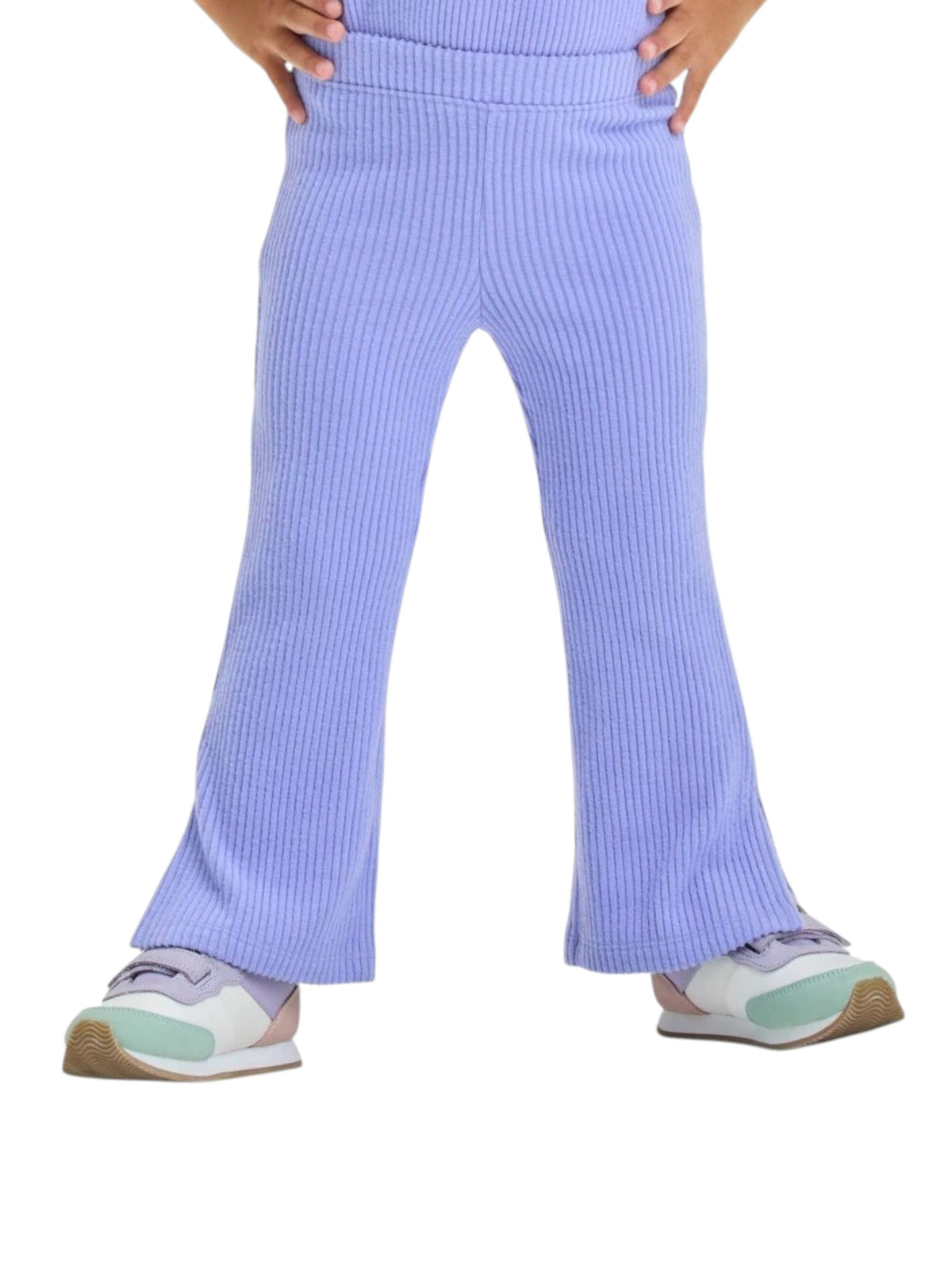 Image for Kids Girl's Ribbed Pants,Purple