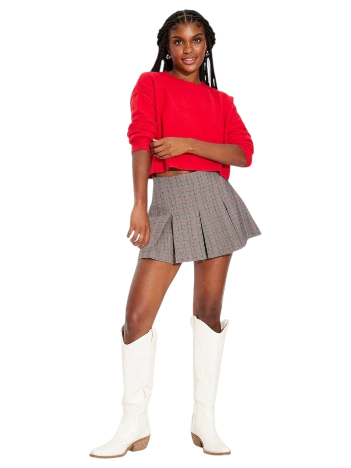 Image for Women'a Plain Sweaters,Red
