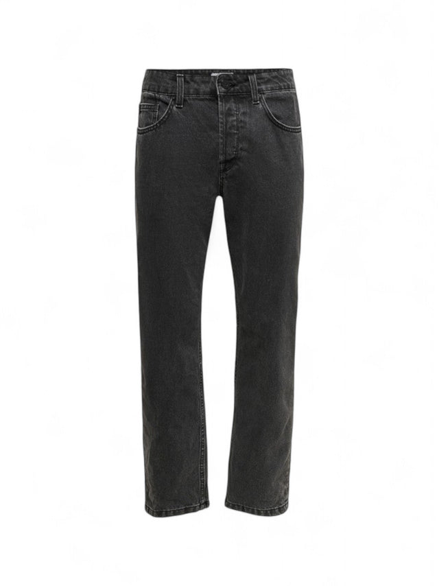 Image for Men's Plain Jeans,Black
