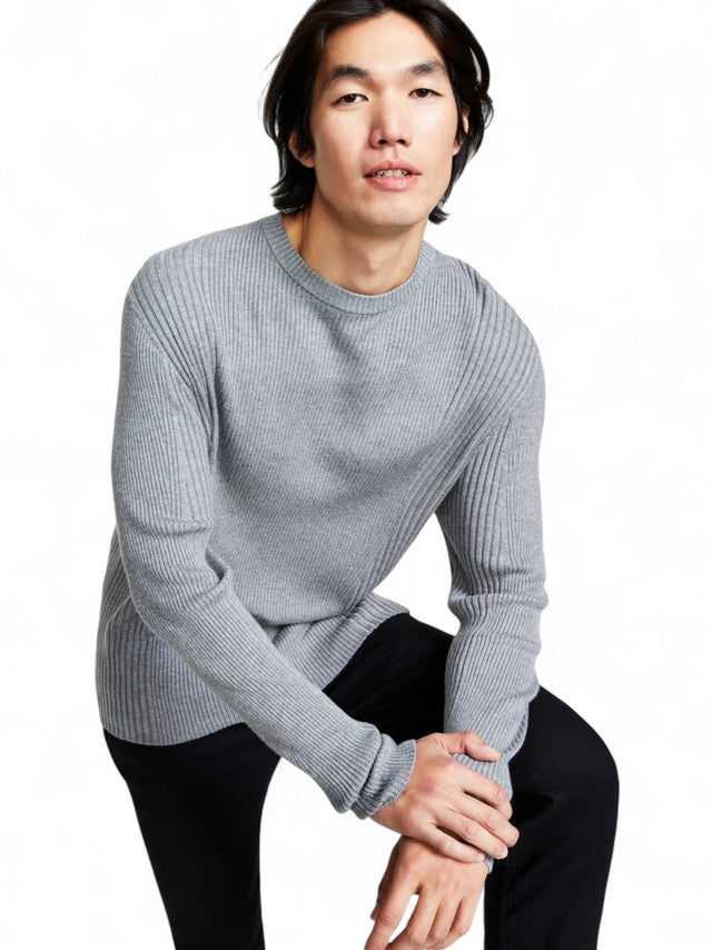 Image for Men's Knitted Sweaters,Grey