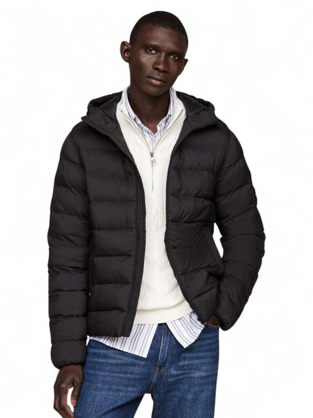 Image for Men's Quilted Jacket 2Pockets,Black