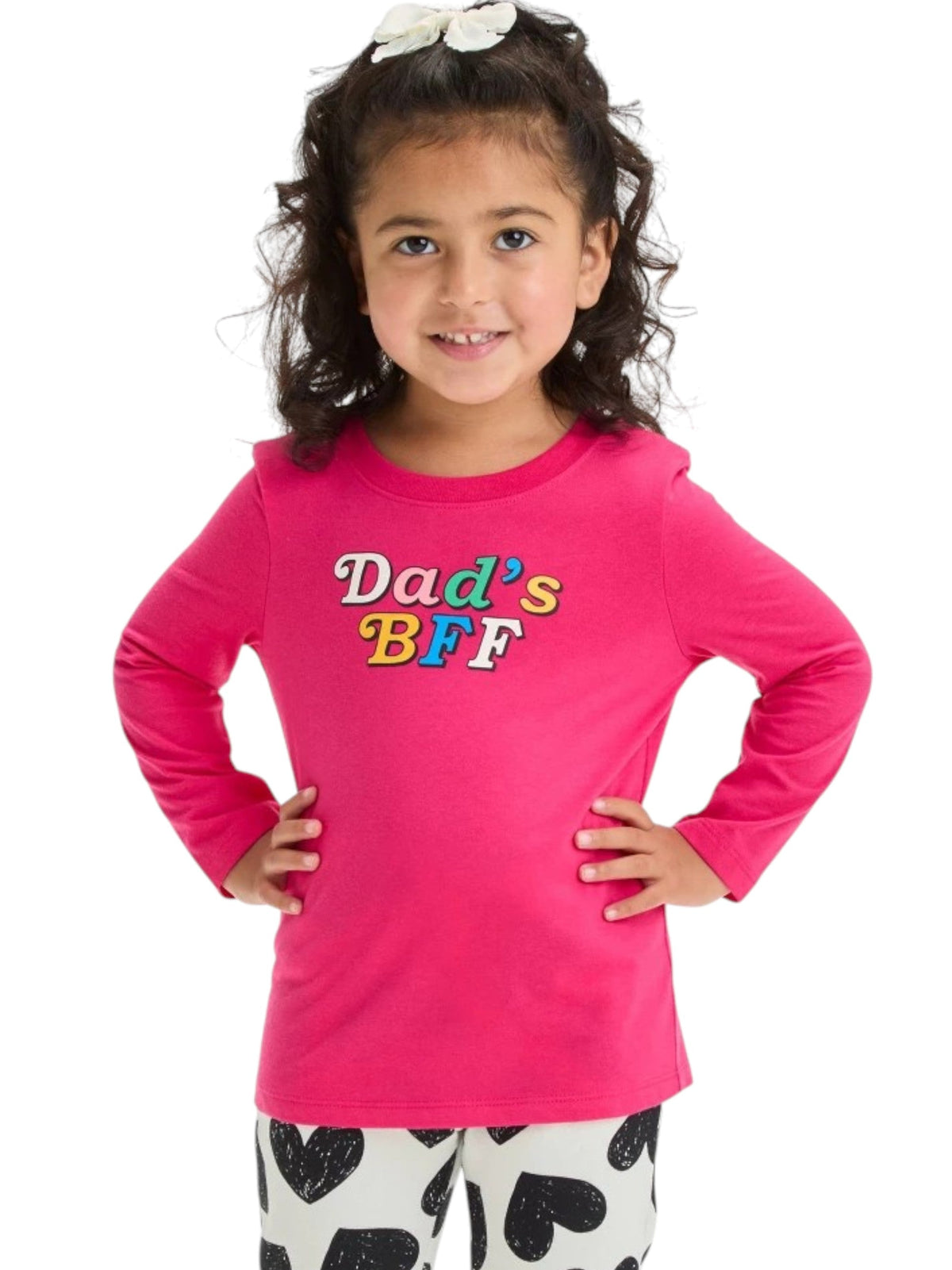 Image for Kids Girl's Printed Top,Pink