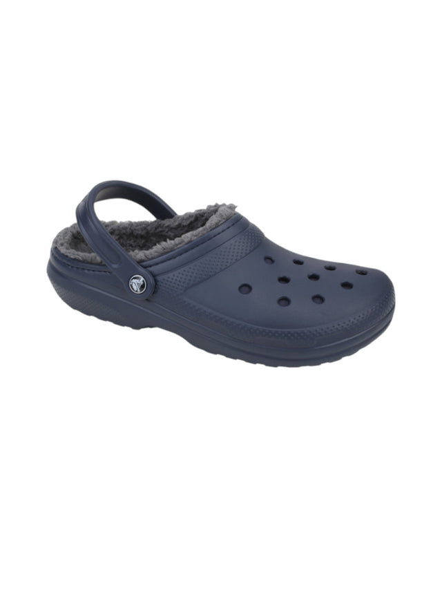 Image for Men's Lined Slippers,Navy