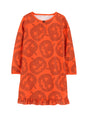 Image for Kids Girl's Printed Sleepwear Robe,Orange