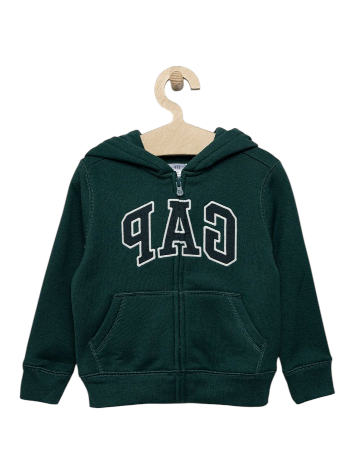 Image for Kids Boy's Brand Logo Printed Hoodie,Olive